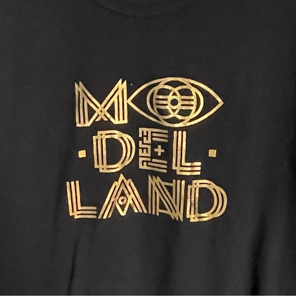 Modelland Black Short Sleeve Crew Neck Casual T Shirt - 18693 - Picture 3 of 10